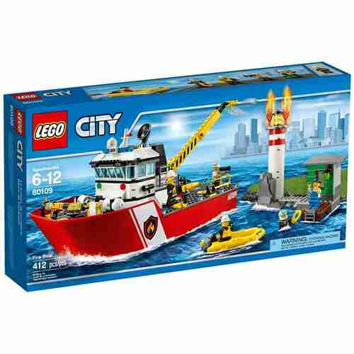 LEGO 60109 City İtfaiye Teknesi