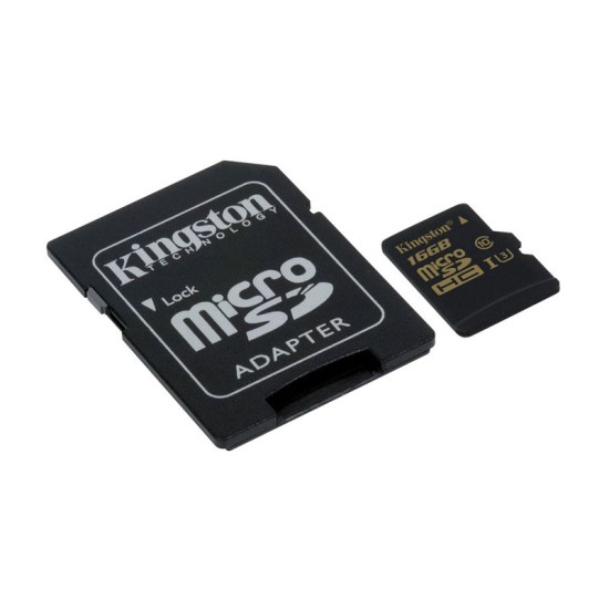 Kingston 16GB SDHC Class 3 ( U3) UHS-I microSD Hafıza Kartı