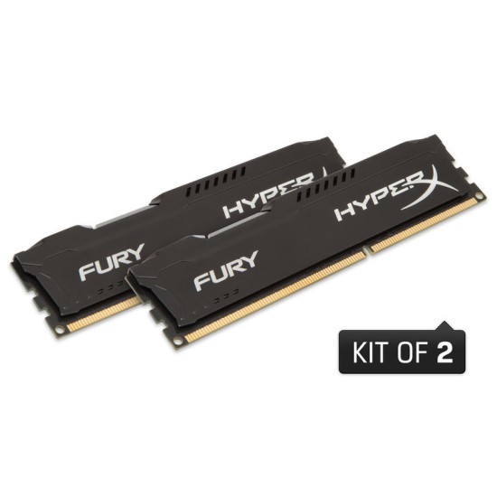 Kingston Hyperx FURY Black 8GB DDR3 1600MHz Bellek Kit (2x4GB)