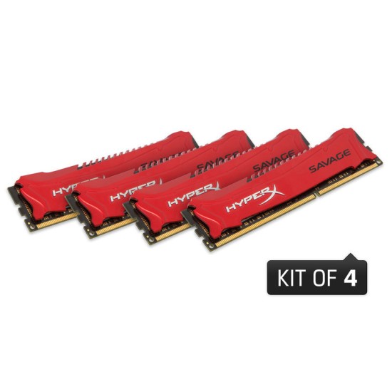 Kingston Hyperx Savage 32GB DDR3 1866MHz Bellek Kit (4x8GB)