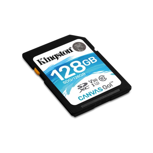 Kingston 128GB SD Class 3 UHS-I 90MB/s 45MB/s Canvas Go Hafıza Kartı