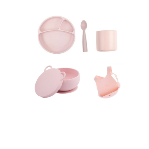 5 Parça Pembe Silikon Set