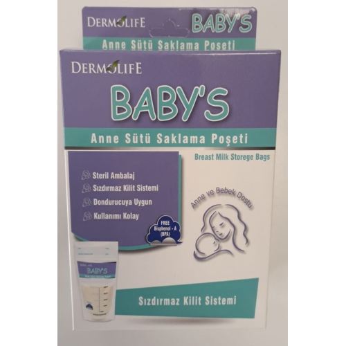 Baby's Süt Torbası 20'li (3 Adet) 60'lı Ekonomik Paket