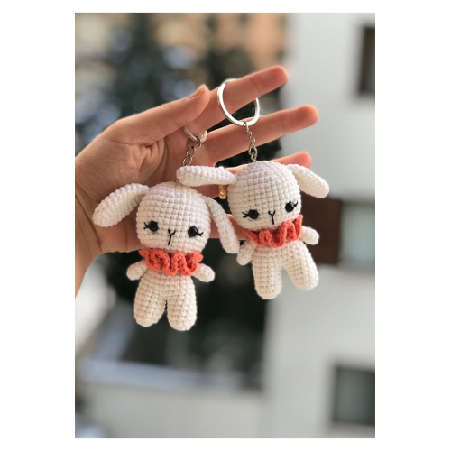 Amigurumi Tavşan Anahtarlık