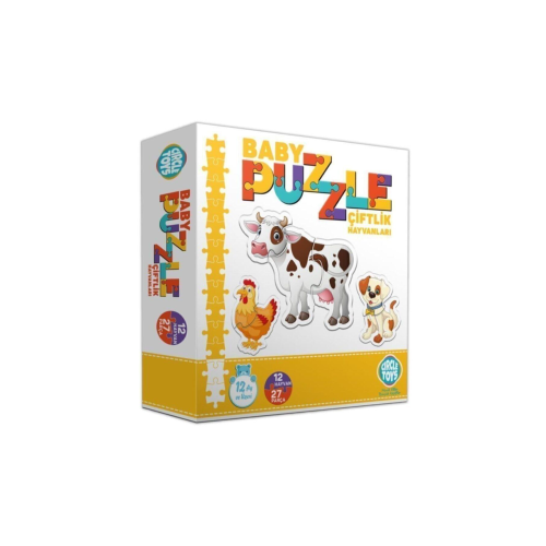 Baby Puzzle Çiftlik Hayvanları 27 Parça