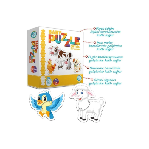 Baby Puzzle Çiftlik Hayvanları 27 Parça