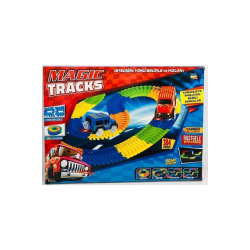 Magic Tracks Hareketli Raylar 384 Parça 2 Araba-23082269