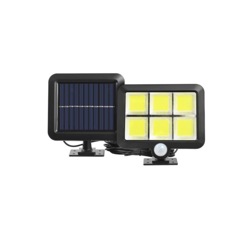 120 Cob Led Solar Panel Güneş Enerjili 3 Mod Duvar Lambası Bahçe