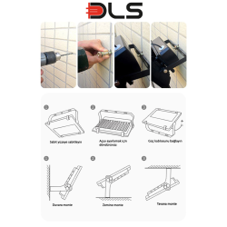 50 Watt Led Projektör 50w Ledli Beyaz Işık