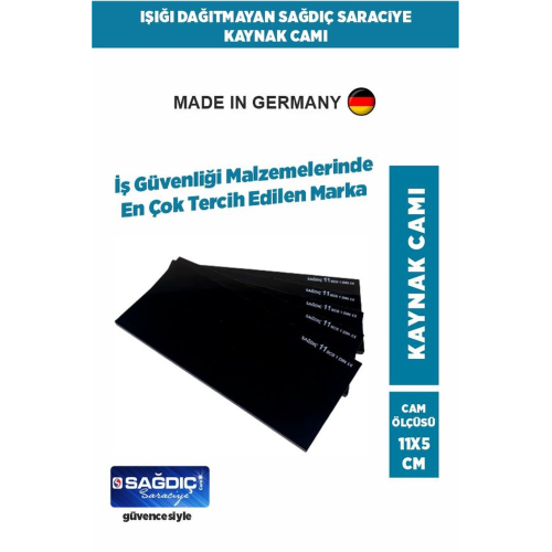 Sağdıç 5 Adet Athermal Muadili 11 Numara Kaynak Camı