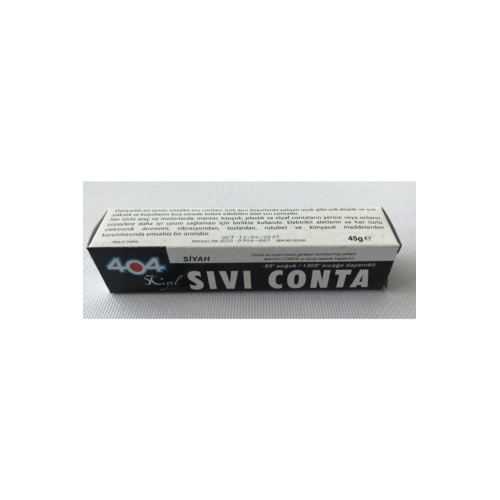 404 Sıvı Conta 45 Gr. Siyah