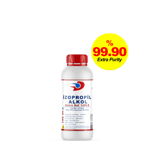 Saf Izo Propil - 100 mL Temizlik Solventi %99.90 (izopropil alkol,ipa,DEZENFEKTAN)