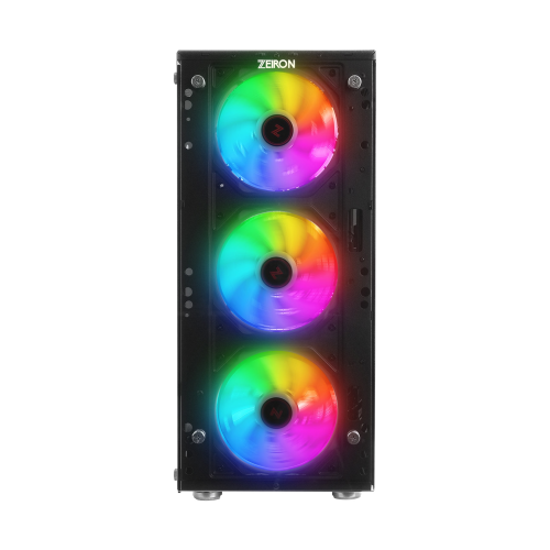 Z-master X100 4x120mm Rgb Fanlı Temperli Cam Pencere Gaming Oyuncu Bilgisayar Kasası