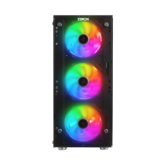 Z-master X100 4x120mm Rgb Fanlı Temperli Cam Pencere Gaming Oyuncu Bilgisayar Kasası