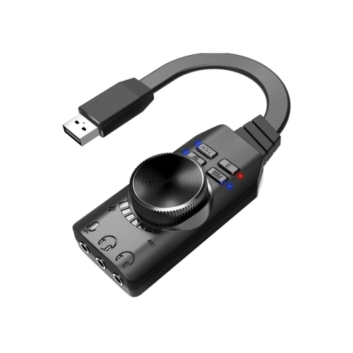 3185 Usb Harici Ses Kartı 7.1 Uyumlu Dönüştürücü Plextone Gs3 Pubg Lol Mikrofon Destekli