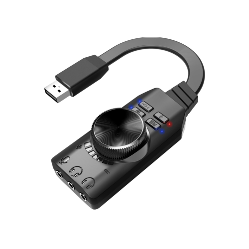 4677 Usb Harici Ses Kartı 7.1 Dönüştürücü Plextone Gs3 Pubg Lol Mikrofon Destekli