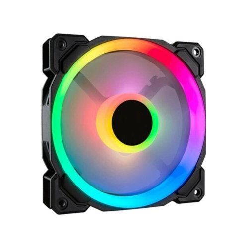 Pl-9906 12cm Kasa Içi Rgb Rainbow Işıklı Fan