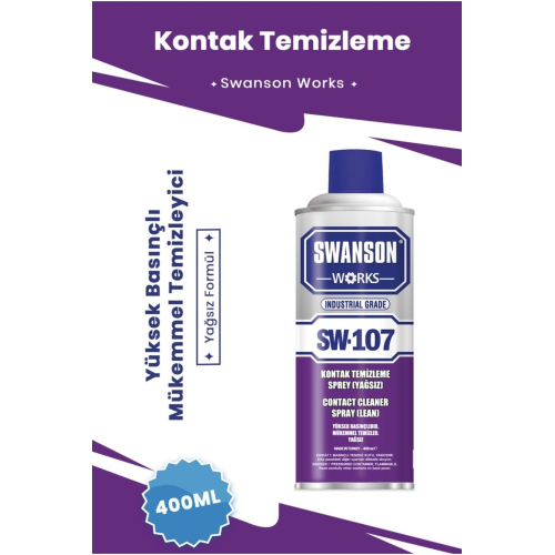 Elektronik Kart Devre Kontak Temizleyici Sprey Yağsız 400 Ml