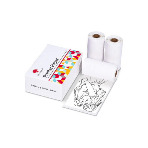 T02 Sticker Beyaz 50mmx3,5mt - 3 Rulo - 2 Yıl Dayanıklı Q12-RMS2