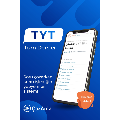 TYT Tüm Dersler