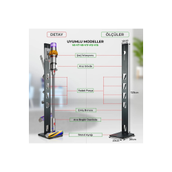 Şarjlı Süpürge Standı Dyson V15 Ayaklı Ünite Dyson Gen5detect Ayaklı Ünite