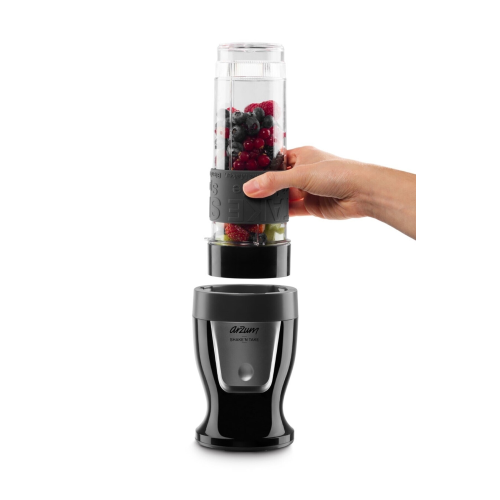 AR1032 Shake'n Take Kişisel Smoothie Blender, Siyah (300 W, 2 Adet Şişe)