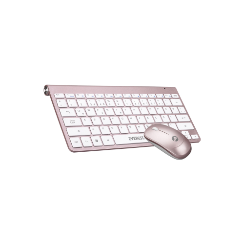 KB-BT72 ELITE Rose Gold Ultra İnce Kablosuz Q Klavye + Mouse Set