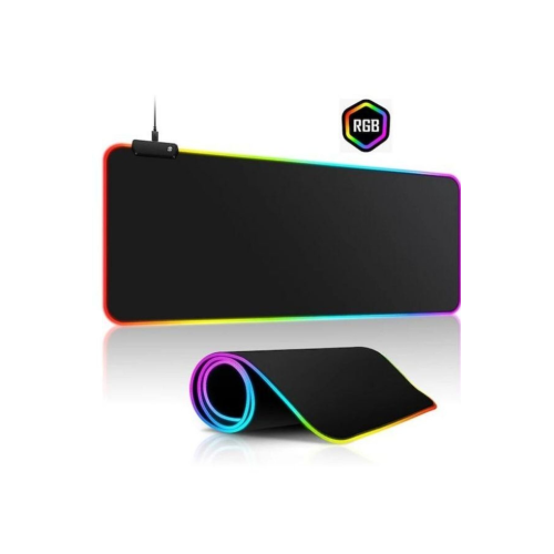 90x40 Rgb Mouse Pad Led Işıklı Baskısız Siyah Renk Gaming Mousepet 90x40cm