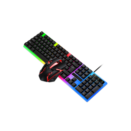 G21B 2'lİ set Oyuncu Klavye Mouse fare Seti RGB Oyuncu Klavye Mouse Seti Combo Kiti Dizüstü PC