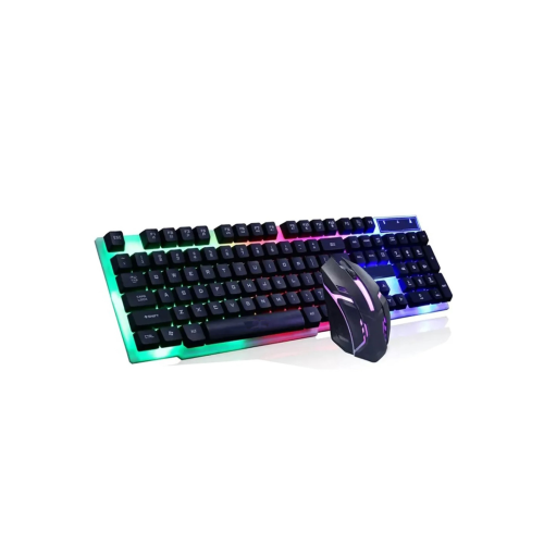 Led Işıklı Kablolu Gaming Klavye, Türkçe Q Oyuncu Klavyesi, Klavye Mouse Set