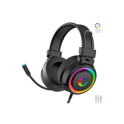 Sn-r10 Alquıst Siyah 3,5mm Rgb Gaming Oyuncu Mikrofonlu Kulaklık