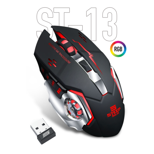 ST-13S Kablolusuz - Wiriless Şarjlı RGB Gaming Oyuncu Mouse