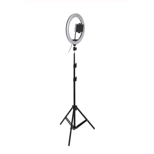 Iphone 24 W 5500 K Ring Fill Light Led 10 Inç 2.1 M Beyaz Sarı Işık Halka Tripod