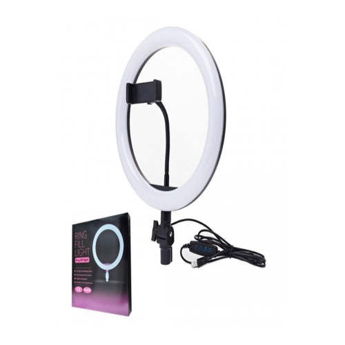 Iphone 24 W 5500 K Ring Fill Light Led 10 Inç 2.1 M Beyaz Sarı Işık Halka Tripod