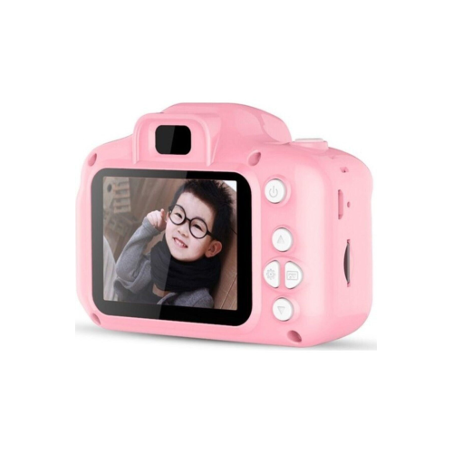 Çocuk Pembe Mini Hd 1080p Dijital Fotoğraf Makinesi Cmr9