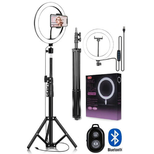 Reing Fill Light Led Işıklı Tripod 10 Inç Halka Youtuber Tiktok Makyaj Işığı Ayaklı 10 Inç Tripot38