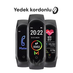 M4 Akıllı Bileklik Renkli Ekran(2022 Versiyon)iis Ve Android Uyumlu,tansiyon\ekran Teması Değiştirme