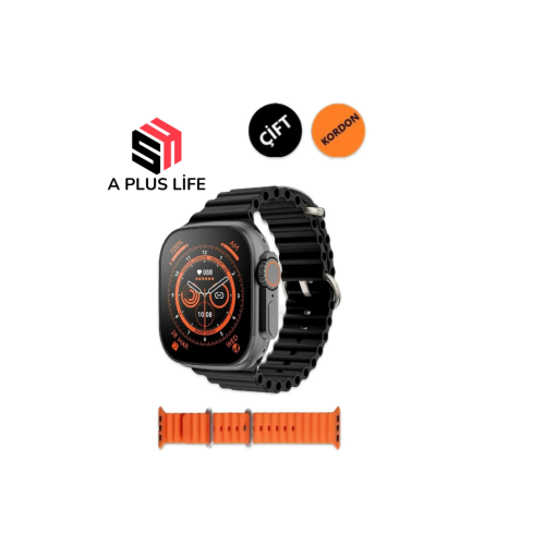 Yeni Nesil Çift Kordonlu Akıllı Saat Nabız Ölçer Bileklik Adımsayar Smart Watch Mesaj Okuma Fitpro