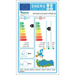 (MONTAJ DAHİL) Elegant Prime 12.000 Btu A I?nverter Klima