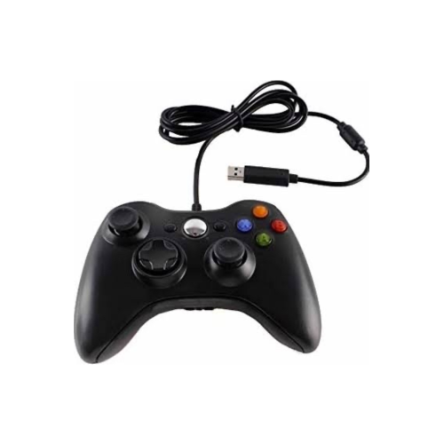 360 Kol Kablolu Joystick Gamepad Siyah