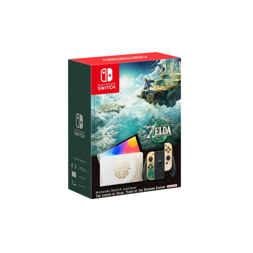 Switch Oled Model Konsol Zelda Tears Of The Kingdom Limited Edition