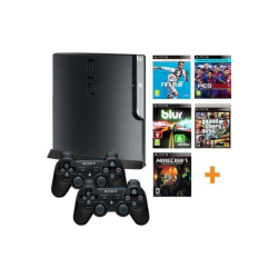 Playstation 3 Slim 500 + 2 Oyun Kolu + 40 Oyun