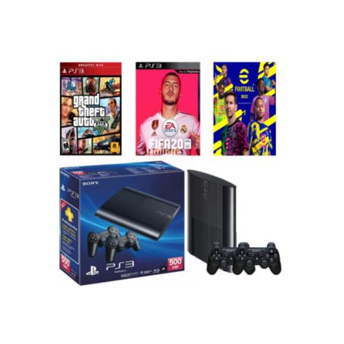 Ps3 500 Gb Sıfır Kol Super Slim 12 Ay Garanti 85 Oyun