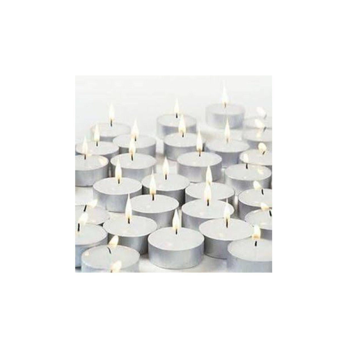 50 Li Tealight Mum Beyaz Tea Light 50 Adet