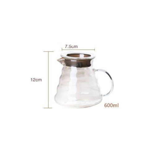 V60 Dripper  Cam Sürahi Değirmen Set