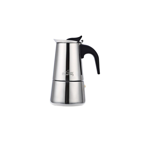 Fe001-6 Espresso Kahve Makinesi Paslanmaz Çelik Indüksiyonlu Moka Pot 300 ml