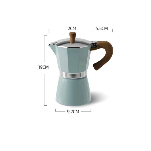 Mokapot 6-cup Coffeehutt Bigg Coffee Kahve Demleme Kahve Ekipmanı Italyan Filtre Kahve Makinesi