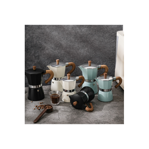 Mokapot 6-cup Coffeehutt Bigg Coffee Kahve Demleme Kahve Ekipmanı Italyan Filtre Kahve Makinesi