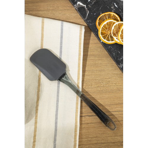 Eggy Silikon Spatula 25 Cm Siyah