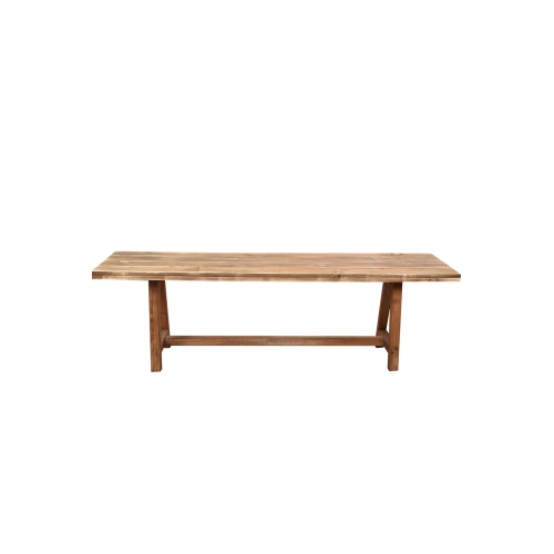 Kahverengi Ahşap Bank 150 cm Bench Sandalye